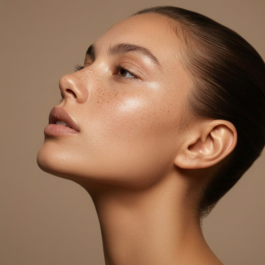 Luxurious glowing skin — 828 Aesthetics editorial portrait